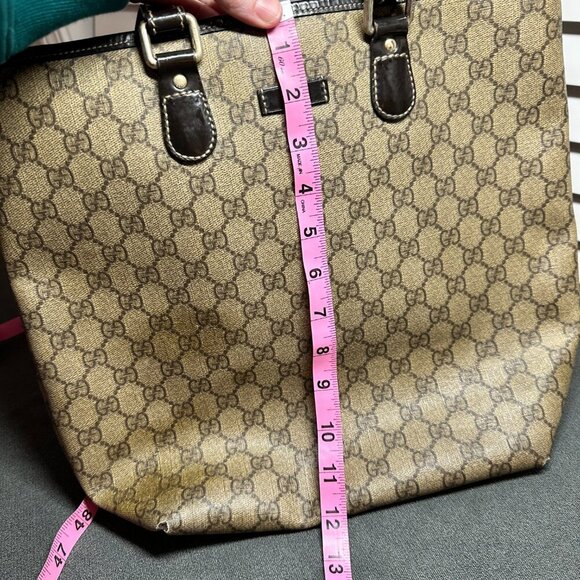 👜 GUCCI TOTE - GG MONOGRAM CANVAS 👜 - Picture 10 of 16